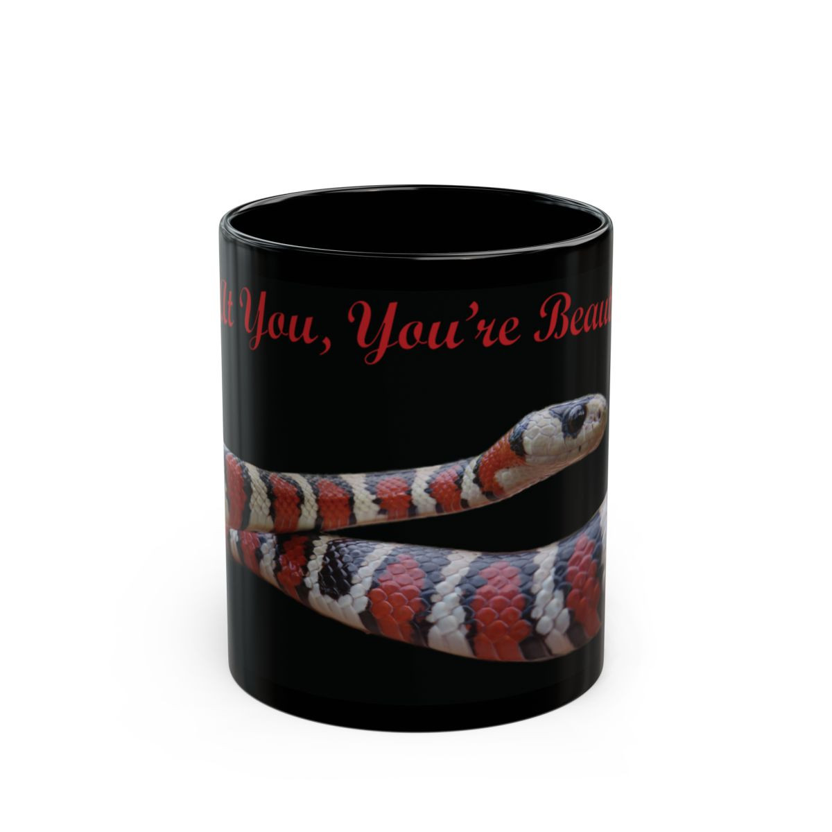 Catchphrase Kingsnake Black Mug — Dry goods