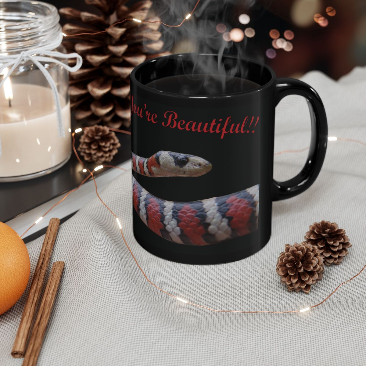 Catchphrase Kingsnake Black Mug — image 8