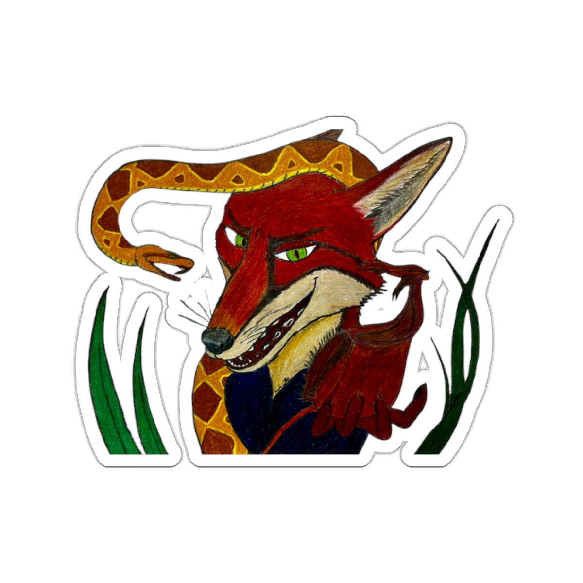 FANGS: Kiss-Cut Stickers — Dry goods